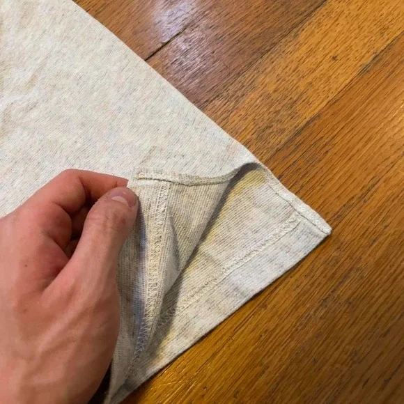 VTG 90s Gear for Sports Frankfort Michigan crest rainbow flecked tshirt L USA - Picture 4 of 8